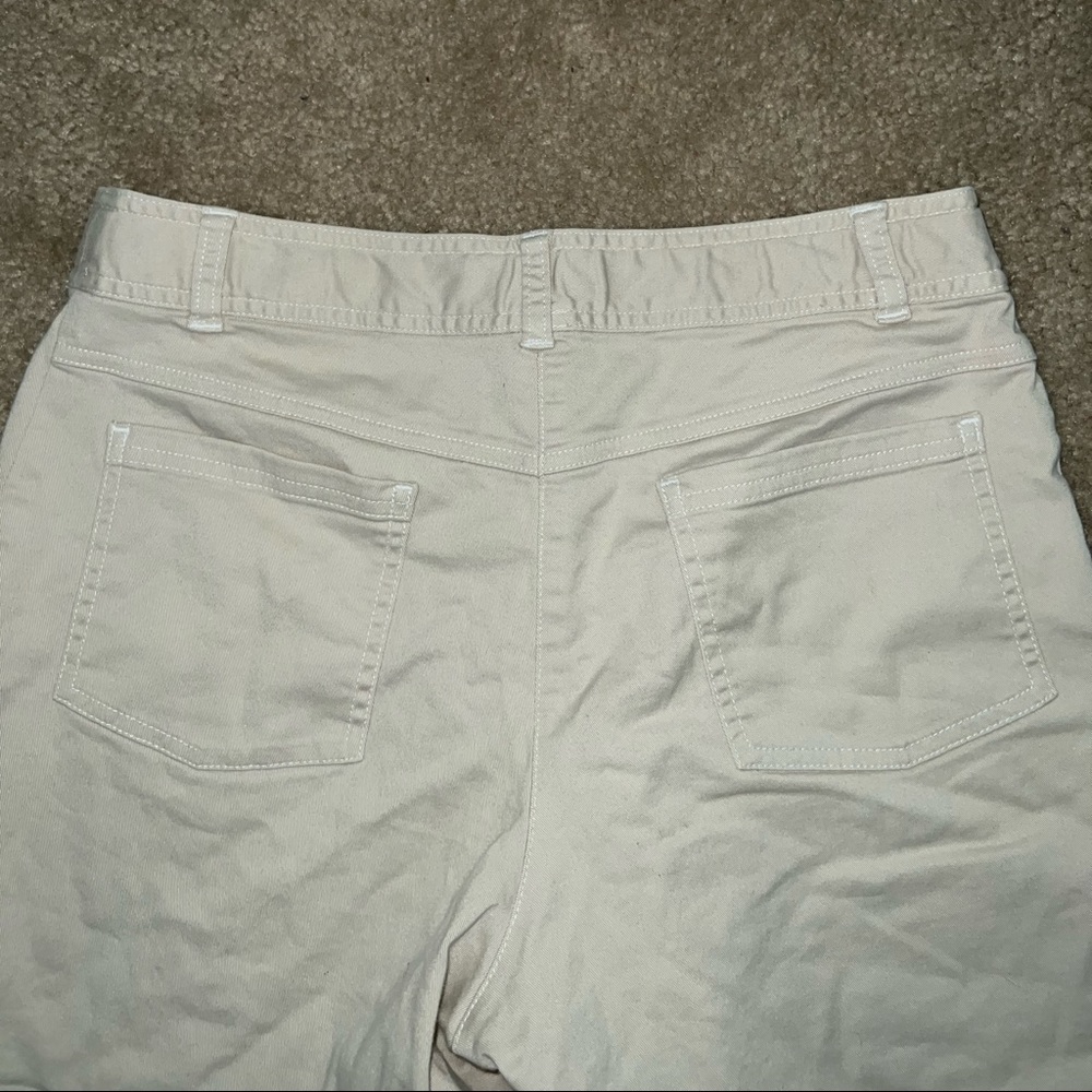 Talbots Kids White / Cream Bermuda shorts size 20 - Picture 11 of 12